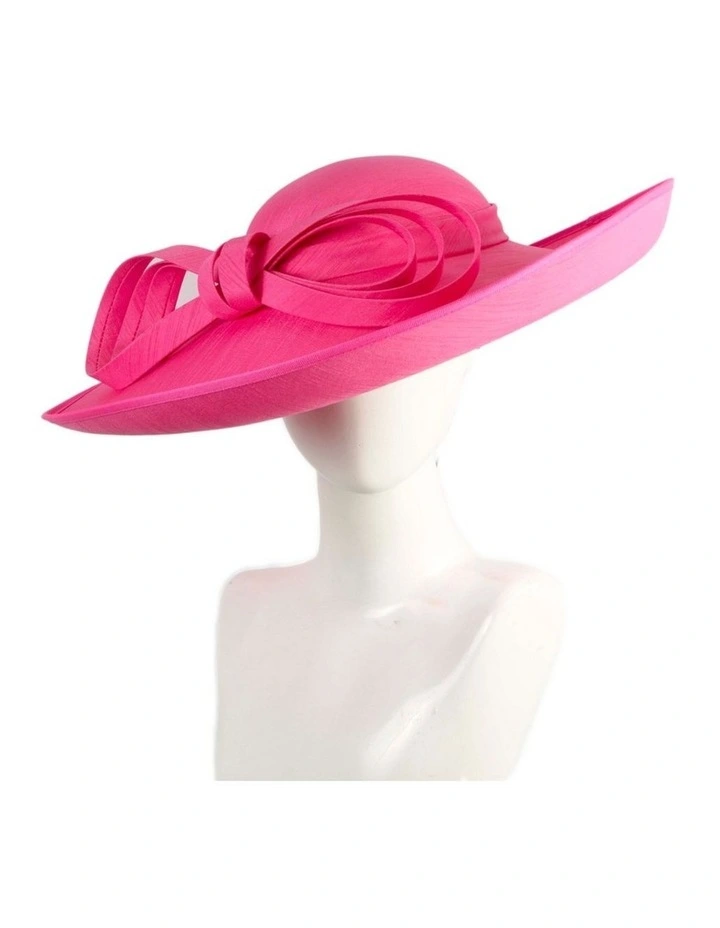 Max Alexander MA1008F fuchsia wide brim racing hat image 2