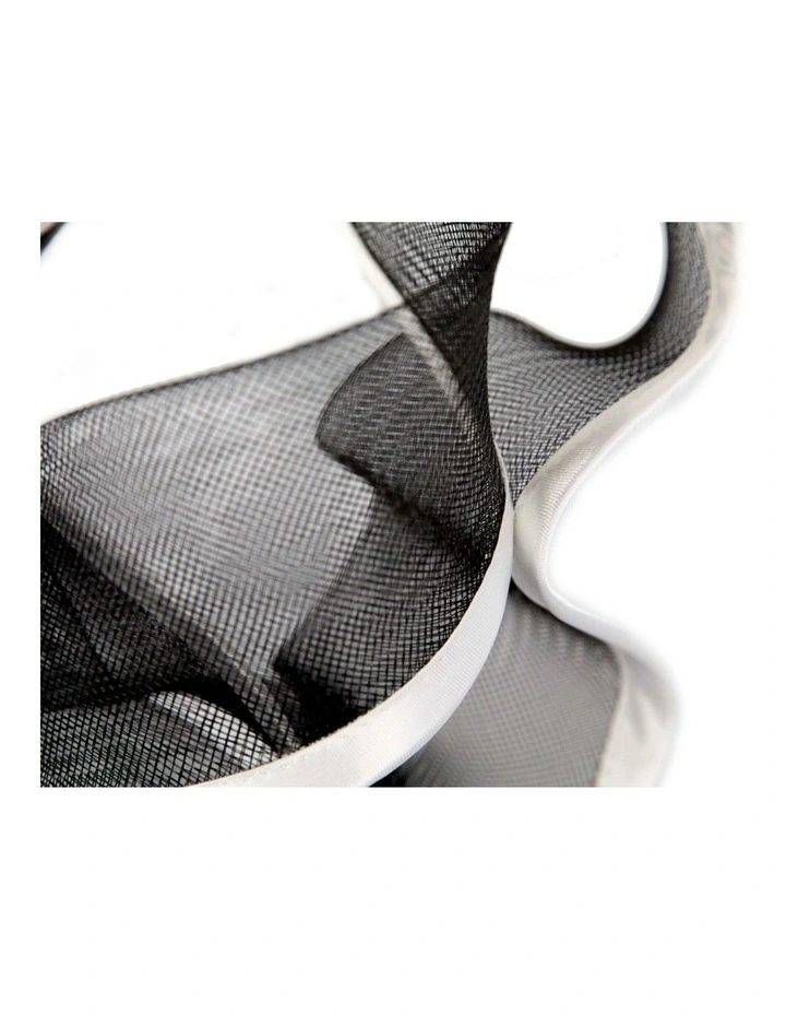 Bespoke black & white racing fascinator by Fillies Collection S253BW image 3