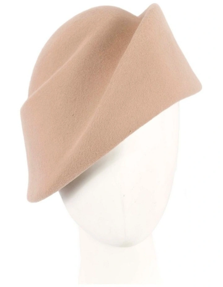Max Alexander nude ladies winter felt fashion hat J317NU image 2