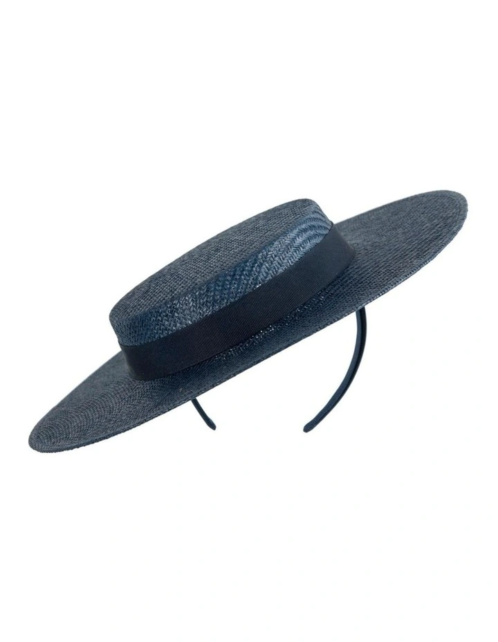 Max Alexander navy boater hat MA977N image 1