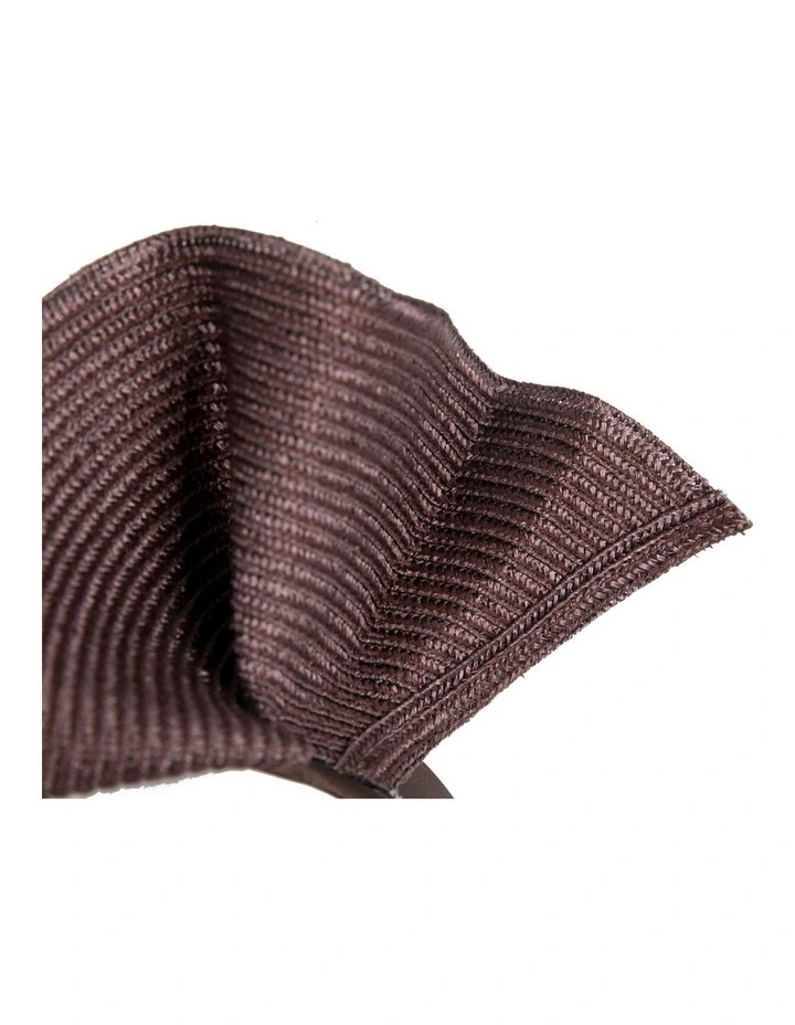 Max Alexander large chocolate wave racing fascinator MA955CH image 3