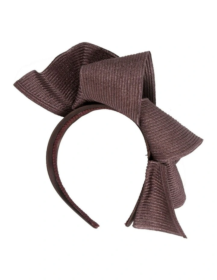 Max Alexander large chocolate wave racing fascinator MA955CH image 4