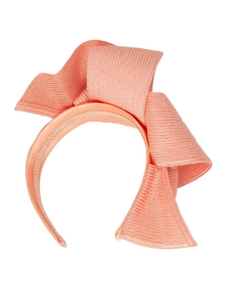 Max Alexander large coral wave racing fascinator MA955CR image 4