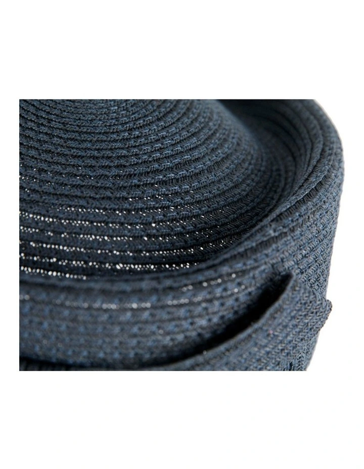 Max Alexander soft navy pillbox hat MA985N image 6