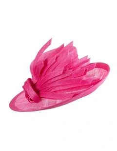 Max Alexander fuchsia sinamay racing hat MA991F