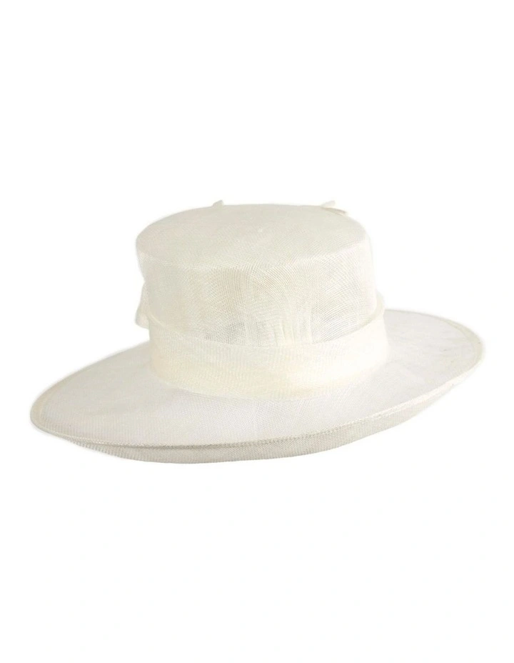 Max Alexander cream sinamay ladies racing hat MA993C image 3