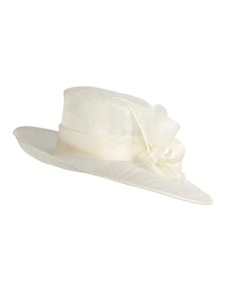 Max Alexander cream sinamay ladies racing hat MA993C image 6