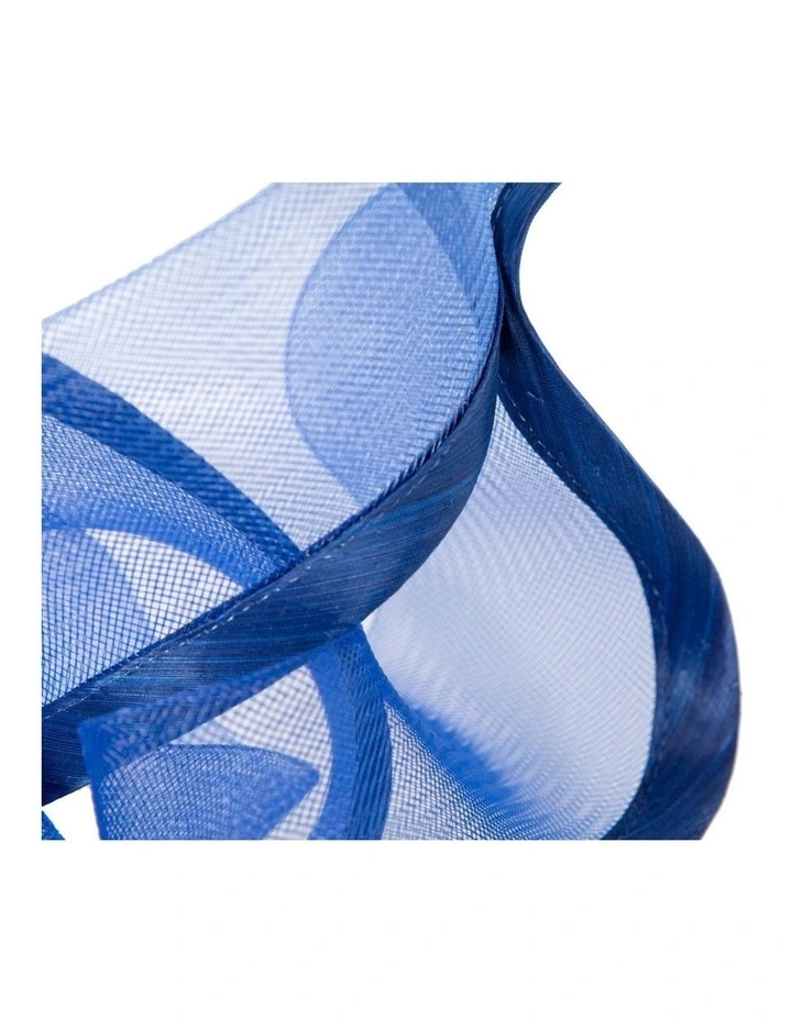 Bespoke royal blue racing fascinator by Fillies Collection S253RB image 3