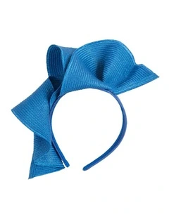 Max Alexander Large Royal Blue Wave Fascinator MA955RB