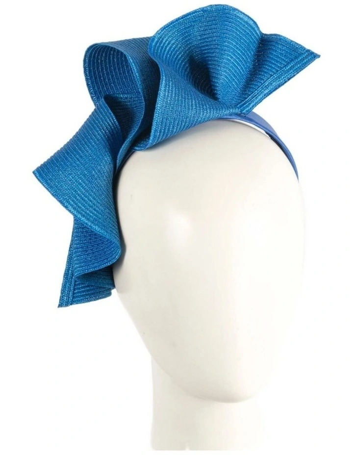 Max Alexander Large Royal Blue Wave Fascinator MA955RB image 2