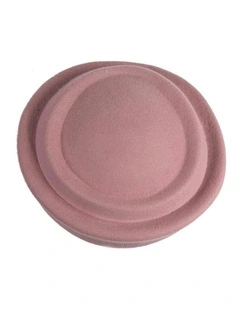 Max Alexander Dusty Pink Wool Felt Pillbox Racing Hat J464DP