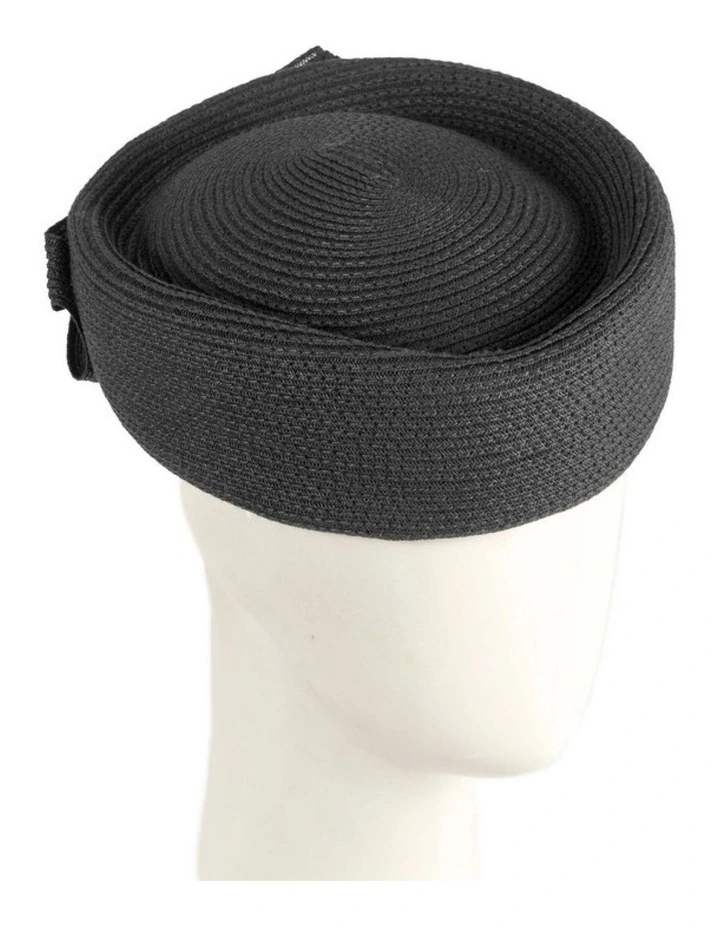 Max Alexander Soft Black Pillbox Hat MA985B image 2