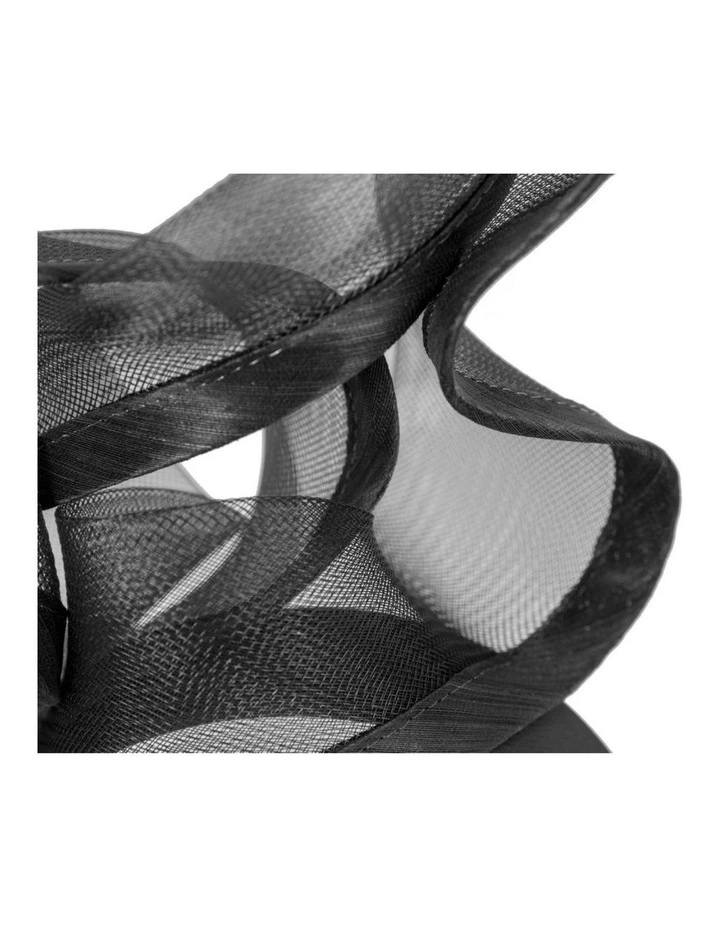 Bespoke black racing fascinator by Fillies Collection S253B image 3