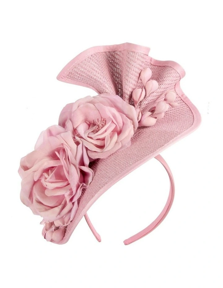 Fillies Collection lilac fascinator on headband S315LI image 1