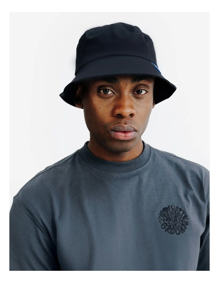 Decathlon | Fisherman's sun hat, black image 2