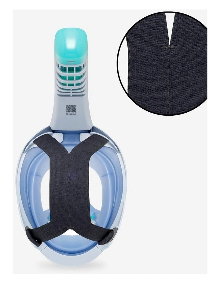 Decathlon | Snorkelling mask for children aged 6-10 - EASYBREATH 6/10 Light blue image 5