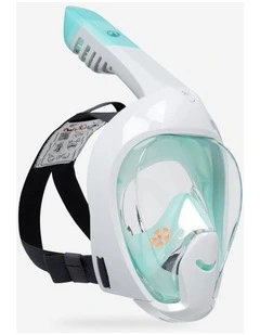 Kids Easybreath surface mask XS (ages 6-10) - WITHOUT BAG - aquamarine green