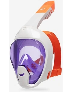 Kids Easybreath surface mask XS (6-10 years) WITH BAG.PURPLE tinted lens