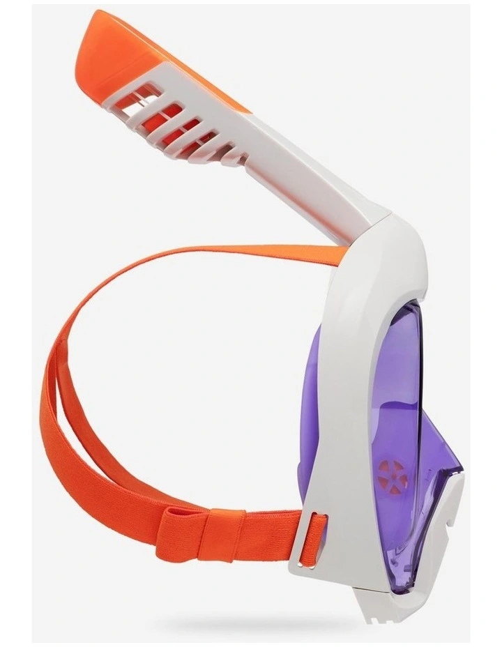 Kids Easybreath surface mask XS (6-10 years) WITH BAG.PURPLE tinted lens image 2