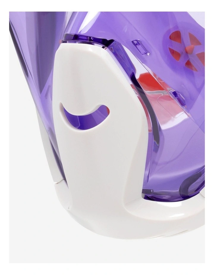 Kids Easybreath surface mask XS (6-10 years) WITH BAG.PURPLE tinted lens image 3