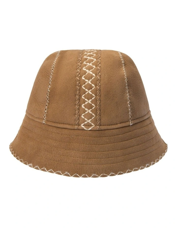 Australian Shepherd UGG Nuttoa Fluffy Bucket Hat image 2