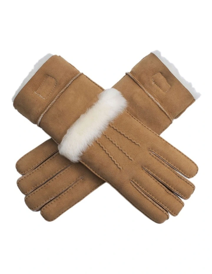Australian Shepherd UGG Puni Fluffy Shearling Gloves image 2