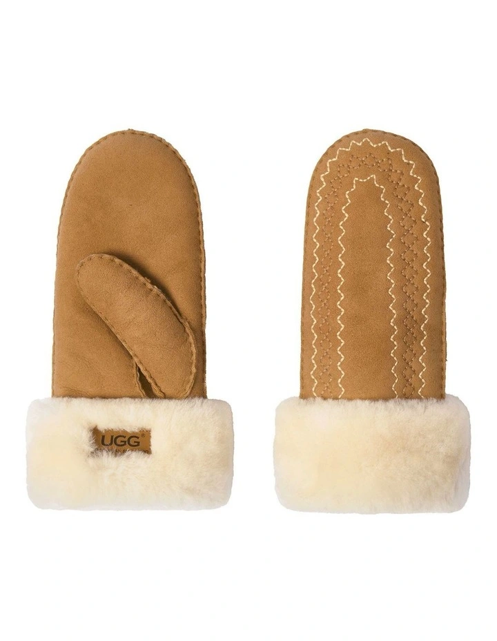 Australian Shepherd UGG Nuttoa Fluffy Mittens image 3