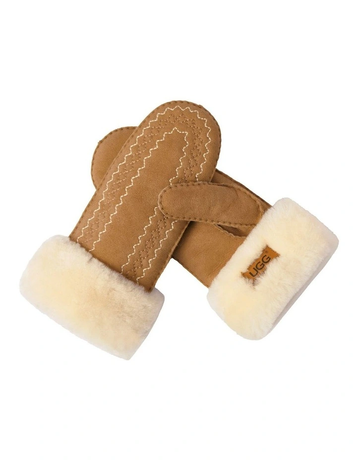 Australian Shepherd UGG Nuttoa Fluffy Mittens image 4