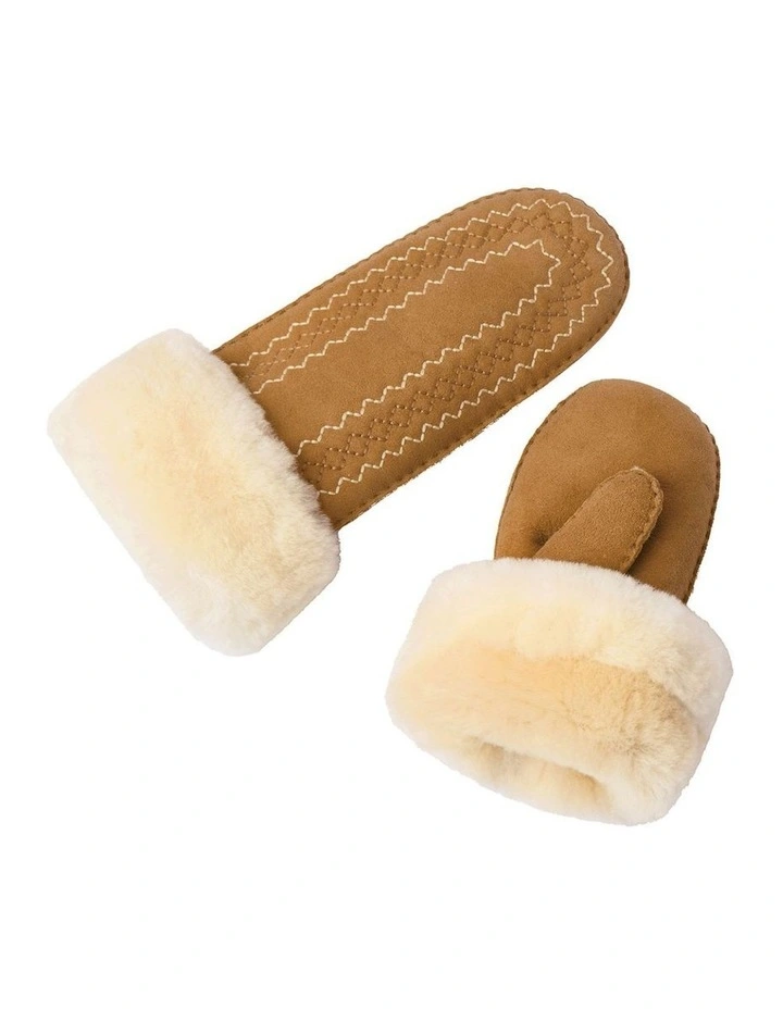 Australian Shepherd UGG Nuttoa Fluffy Mittens image 5