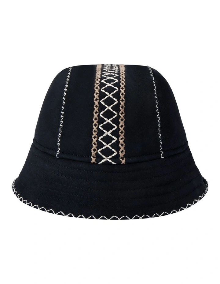 Australian Shepherd UGG Nuttoa Fluffy Bucket Hat image 2