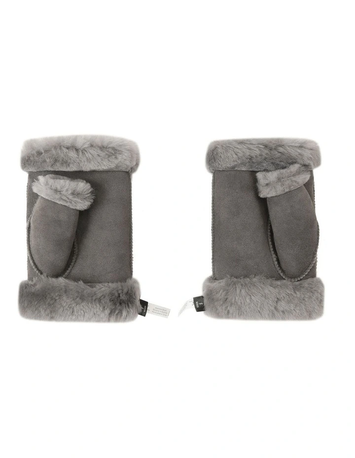 Australian Shepherd UGG Fluffy Fingerless Mittens image 3