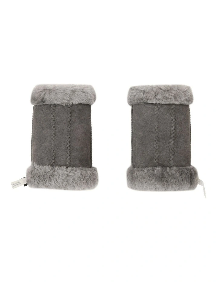 Australian Shepherd UGG Fluffy Fingerless Mittens image 4
