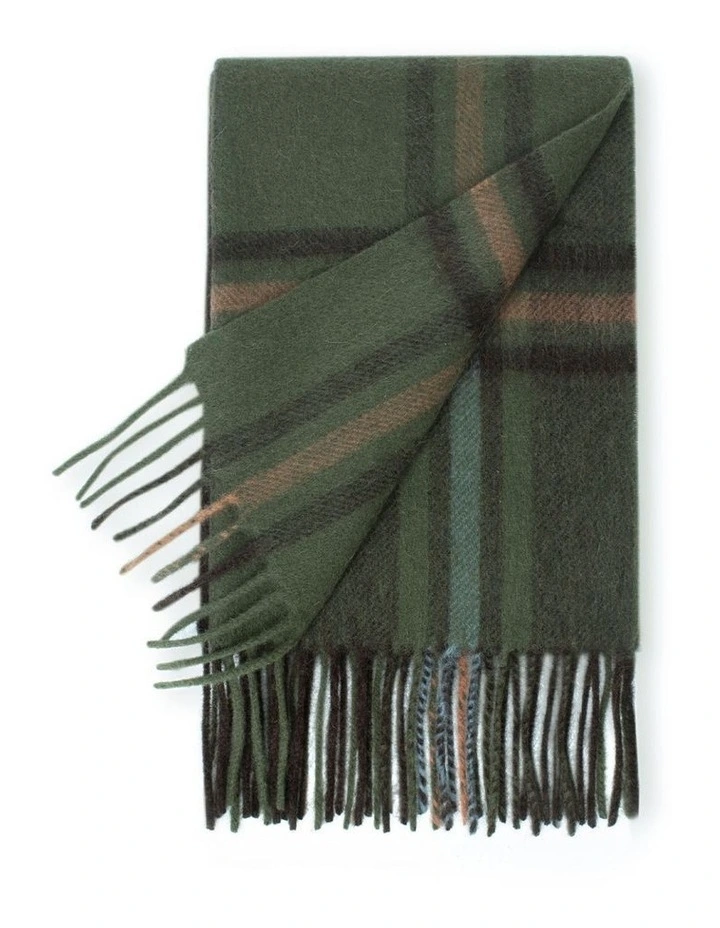 Australian Shepherd UGG Snovia 100% Wool Check Scarf image 2