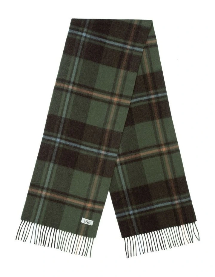 Australian Shepherd UGG Snovia 100% Wool Check Scarf image 3