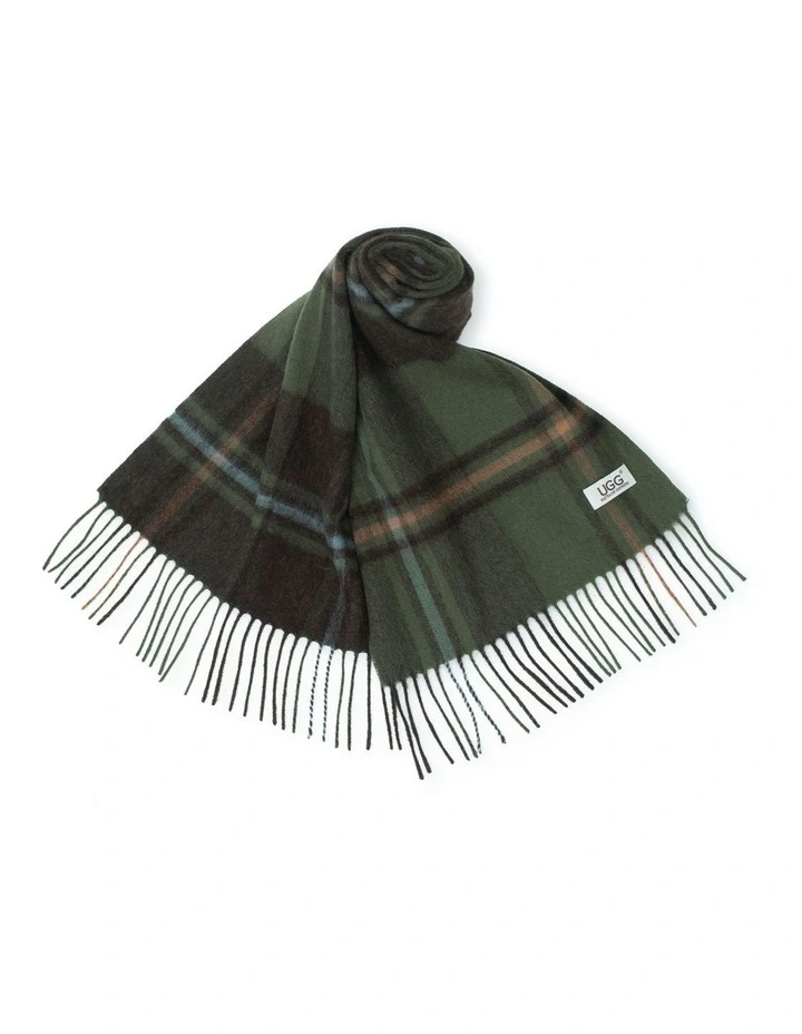 Australian Shepherd UGG Snovia 100% Wool Check Scarf image 5