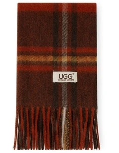 Australian Shepherd UGG Snovia 100% Wool Check Scarf