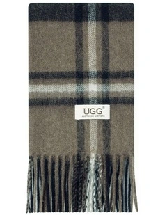 Australian Shepherd UGG Snovia 100% Wool Check Scarf
