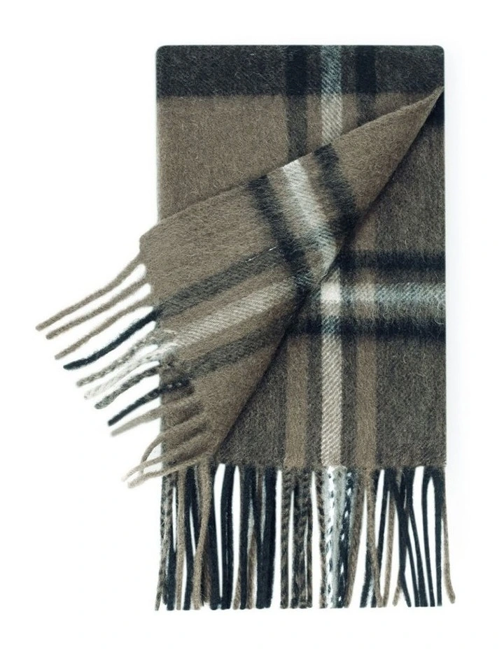 Australian Shepherd UGG Snovia 100% Wool Check Scarf image 2