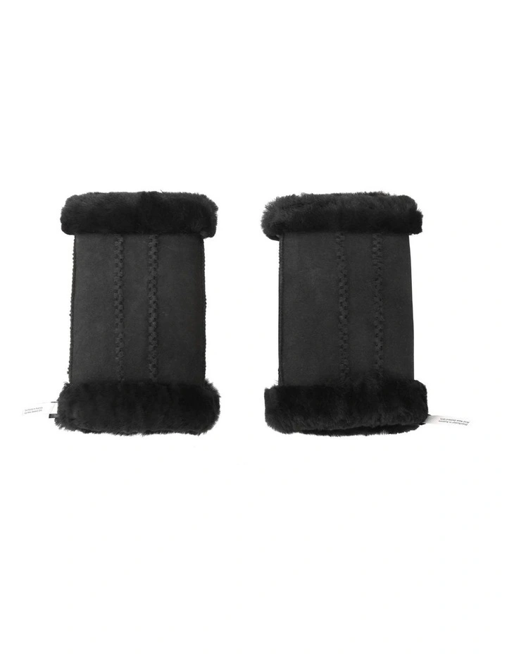 Australian Shepherd UGG Fluffy Fingerless Mittens image 4