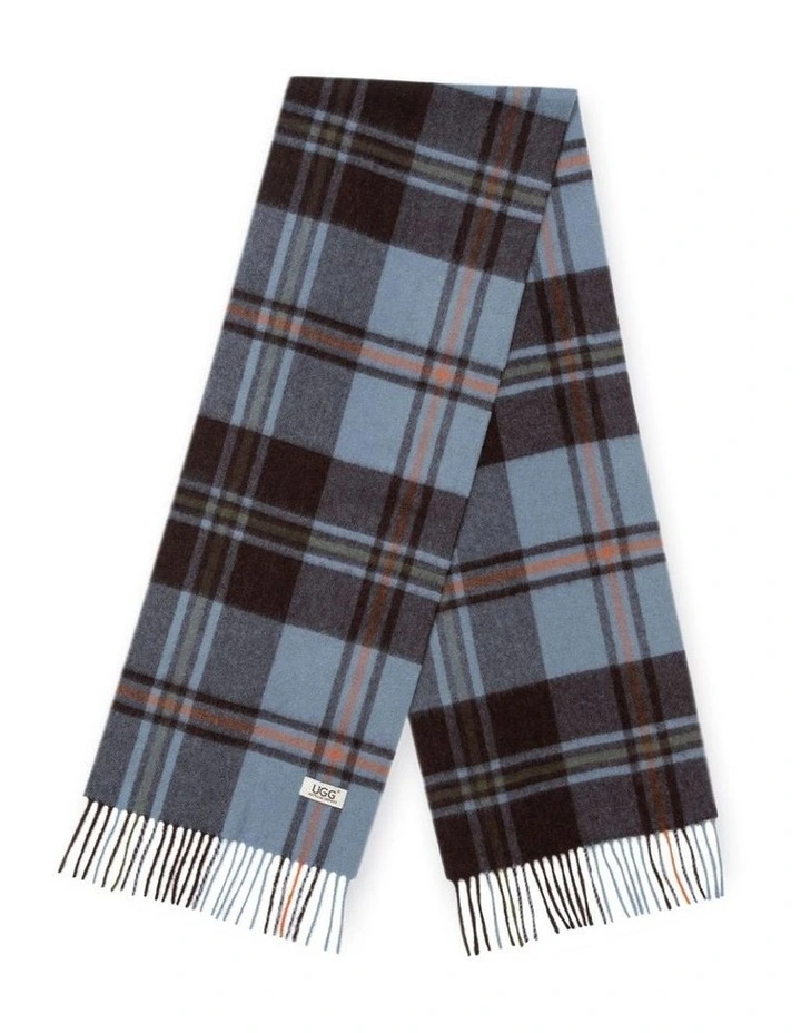 Australian Shepherd UGG Snovia 100% Wool Check Scarf image 3