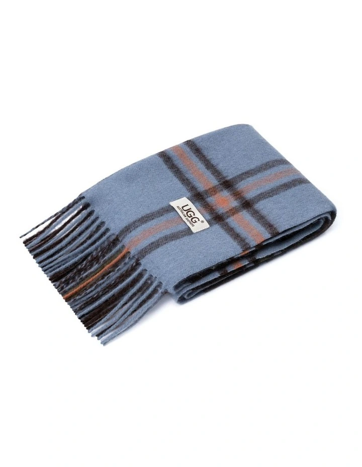Australian Shepherd UGG Snovia 100% Wool Check Scarf image 4
