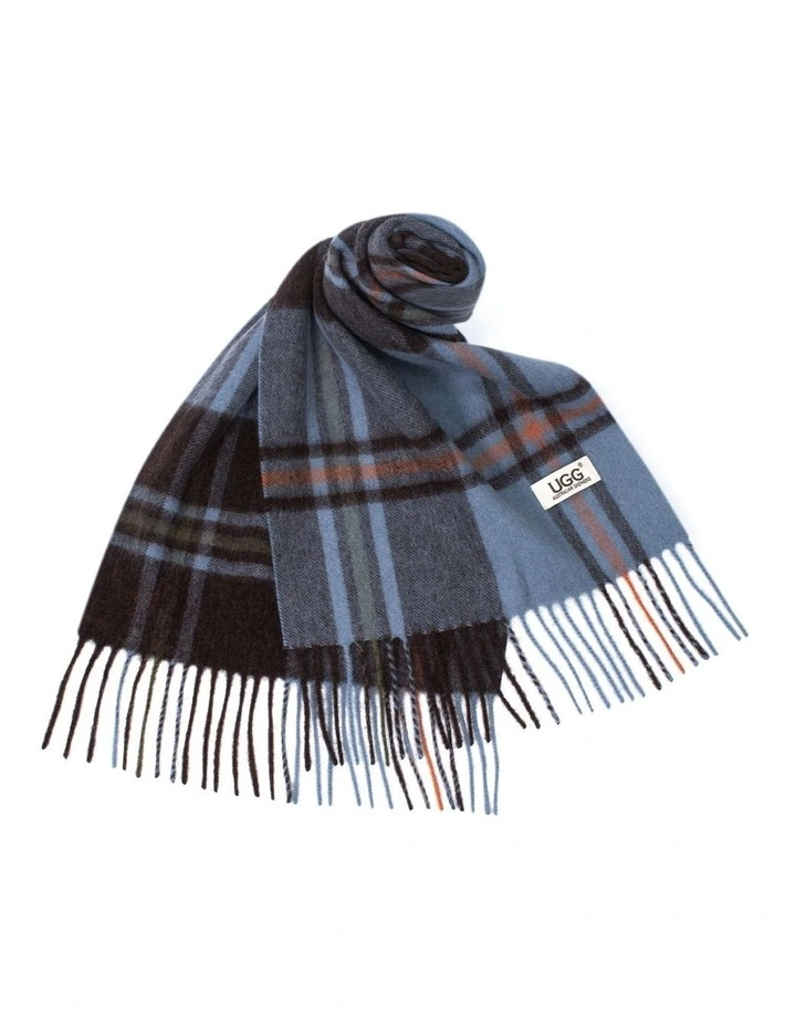 Australian Shepherd UGG Snovia 100% Wool Check Scarf image 5