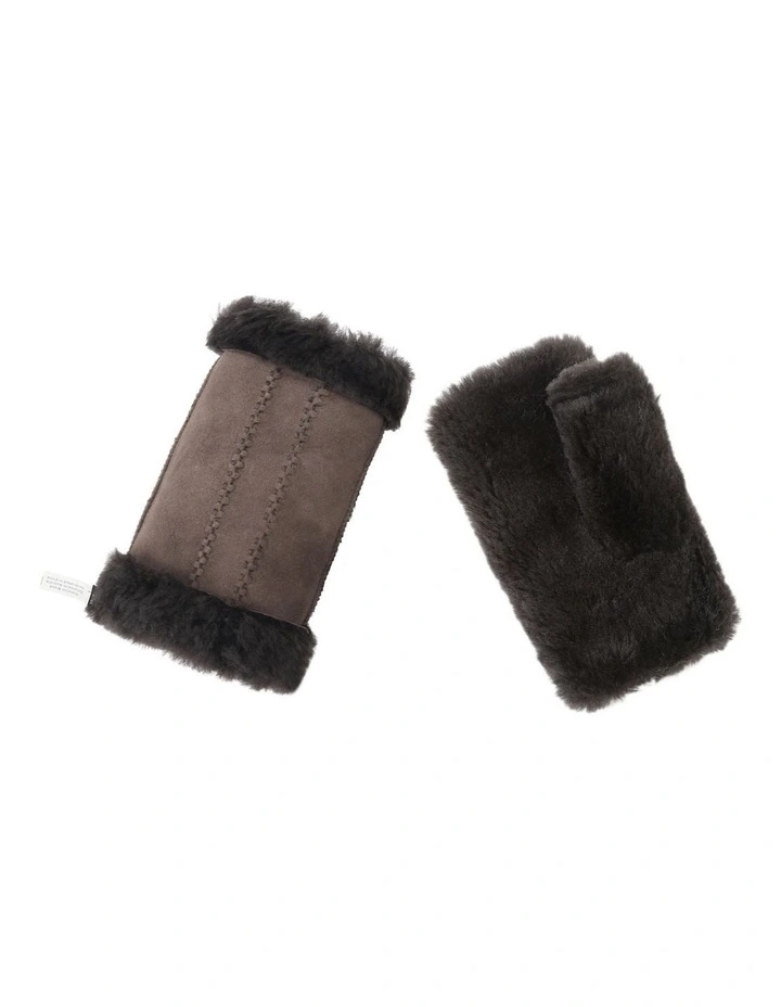 Australian Shepherd UGG Fluffy Fingerless Mittens image 2
