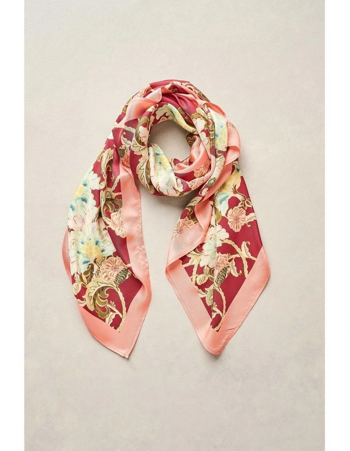La Boheme Silk Scarf - Multicolour image 3
