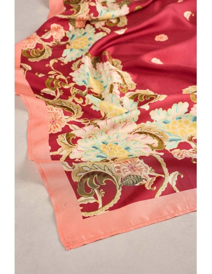 La Boheme Silk Scarf - Multicolour image 5