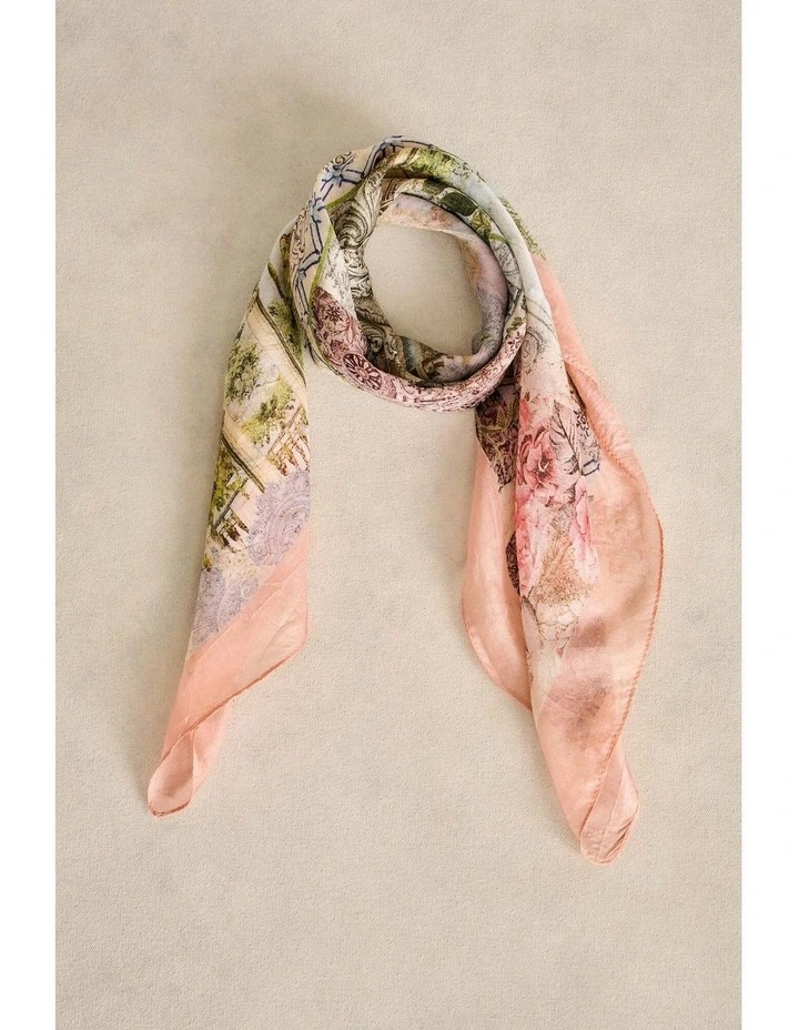 Villa Fleurie Scarf - Multicolour image 2
