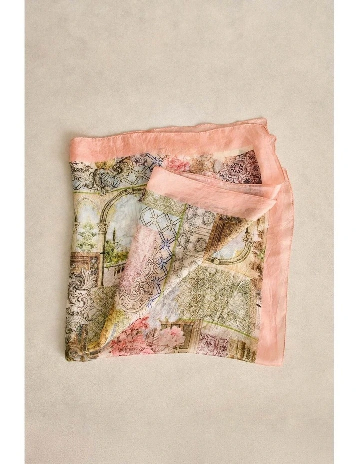 Villa Fleurie Scarf - Multicolour image 4