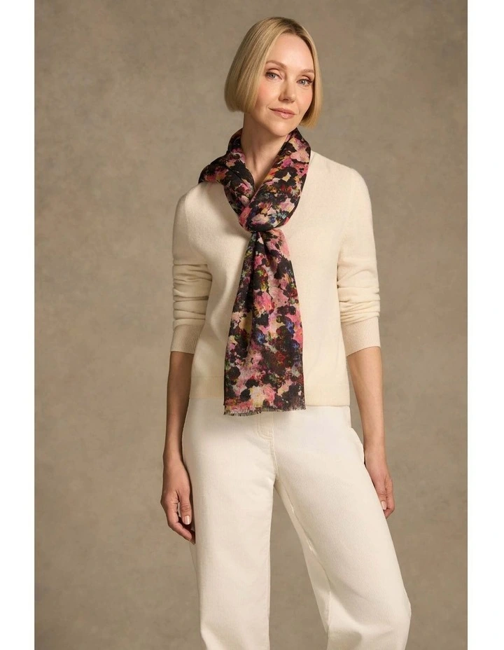 Floral Collage Scarf - Multi image 2