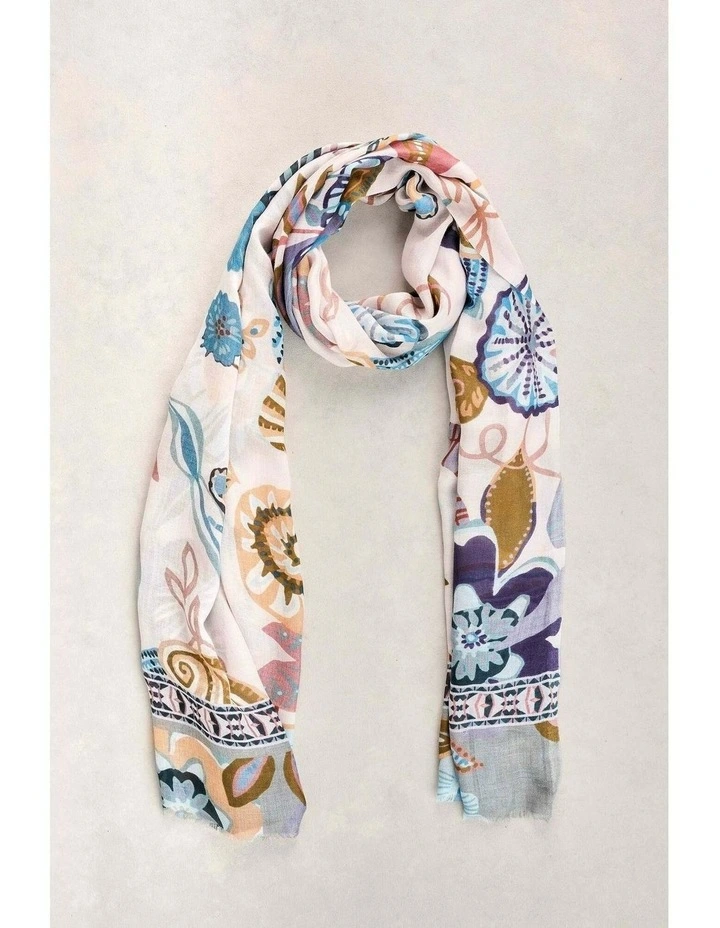 Botanical Scarf - Multicolour image 1