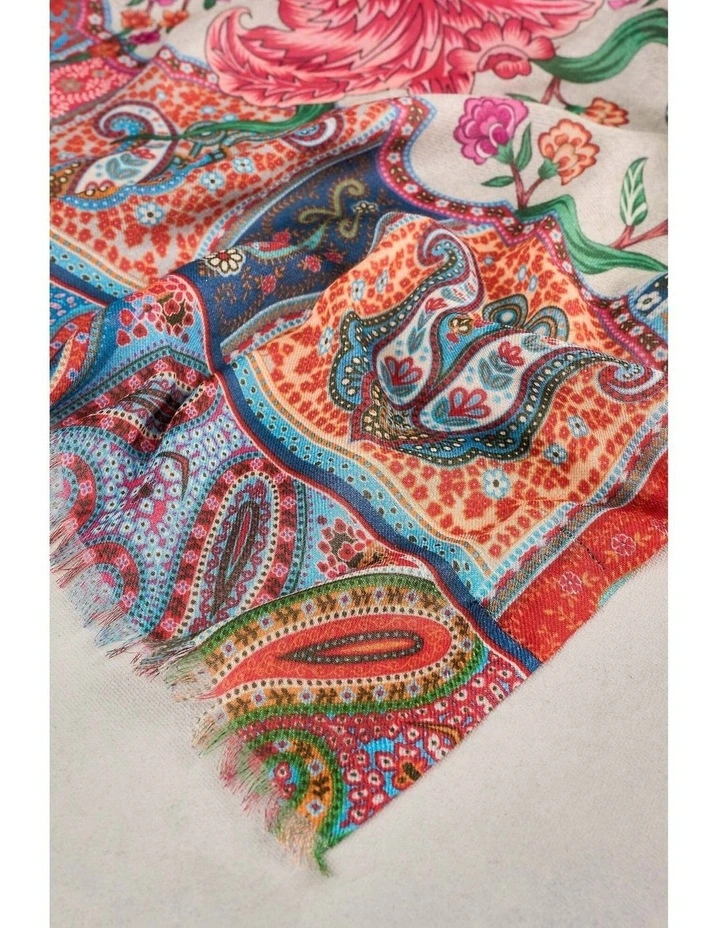 Orante Paisley Scarf - Multicolour image 3